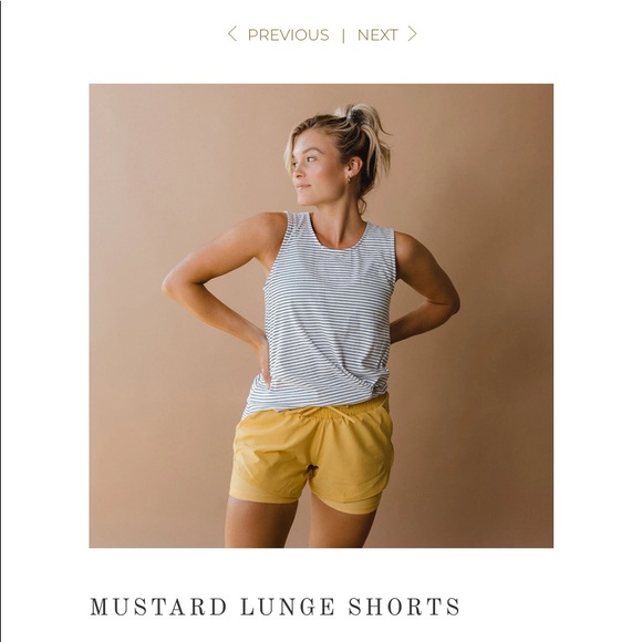 Yellow Albion shorts - Picture 3 of 4